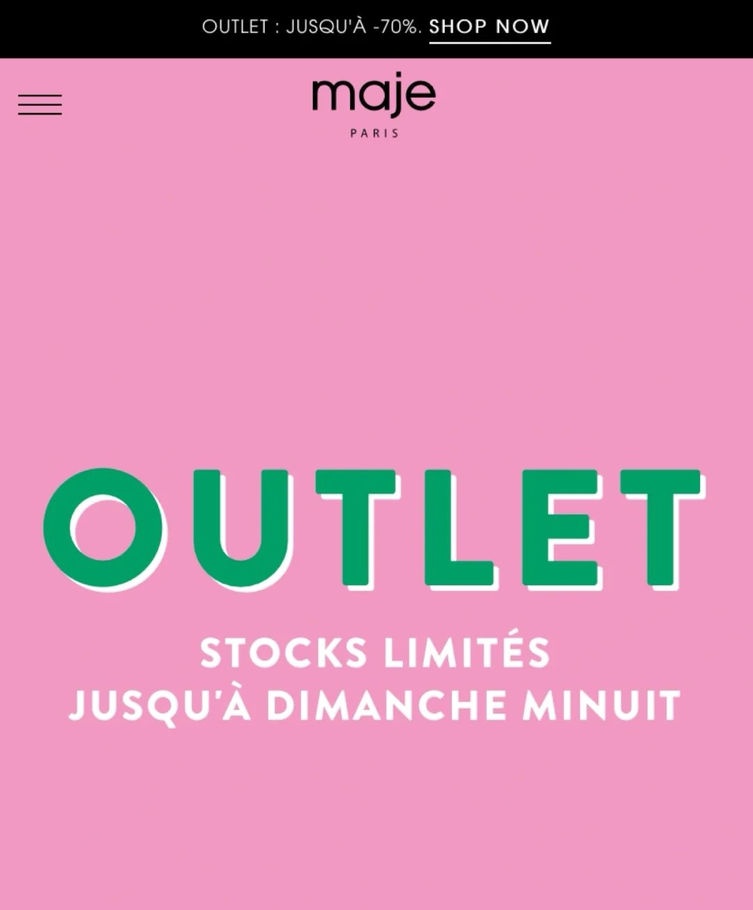 maje outlet