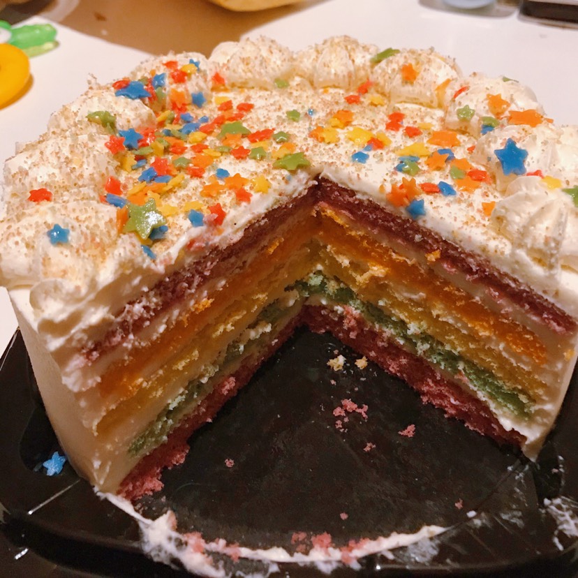 🌈彩虹蛋糕
