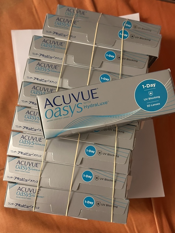 白菜价出Acuvue Oasys日抛隐形眼镜425度
