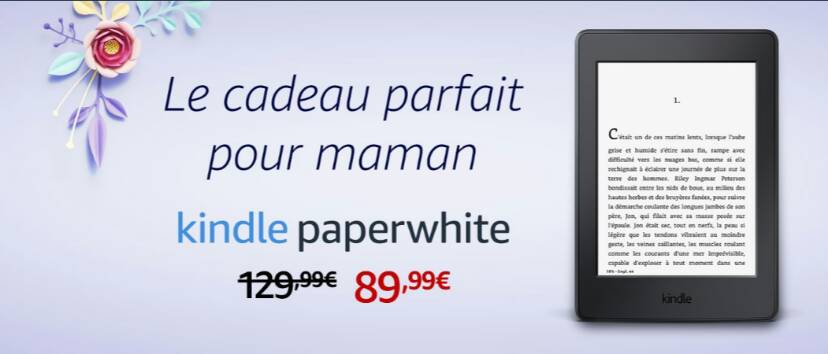 kindle paperwhite 史低价89.99欧又来了