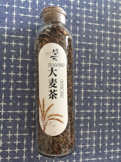 打酱油的玻璃瓶大麦茶～