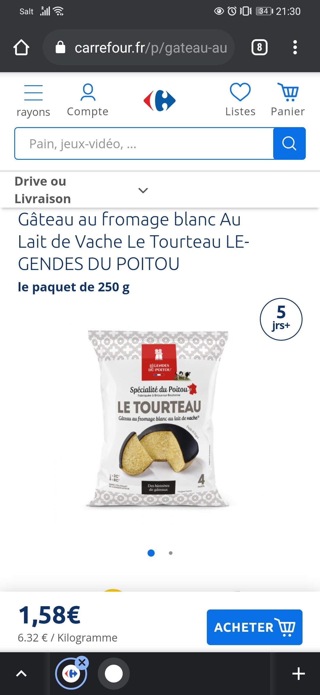 Tourteau fromager