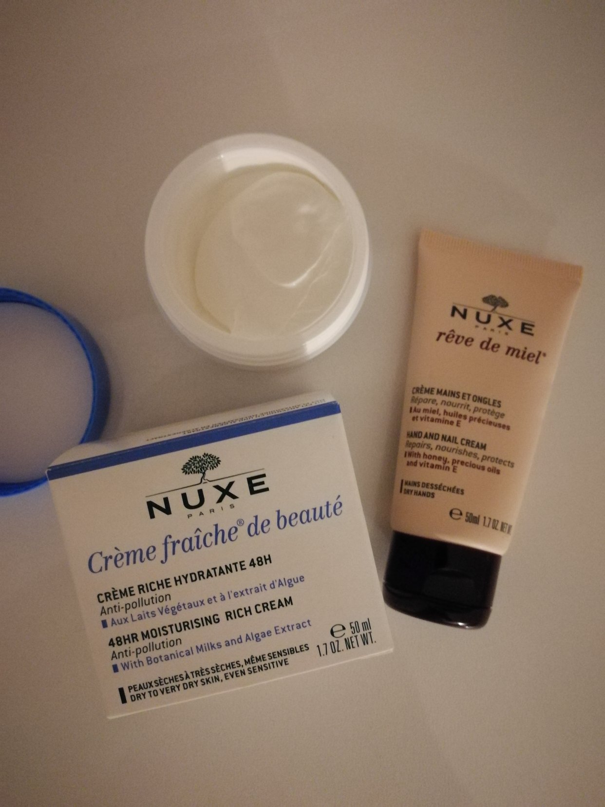 Nuxe鲜奶面霜 🍯蜂蜜护手霜