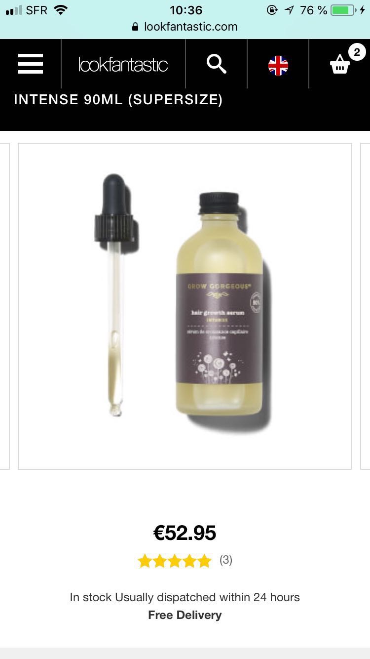 神奇的grow gorgeous 生发精华