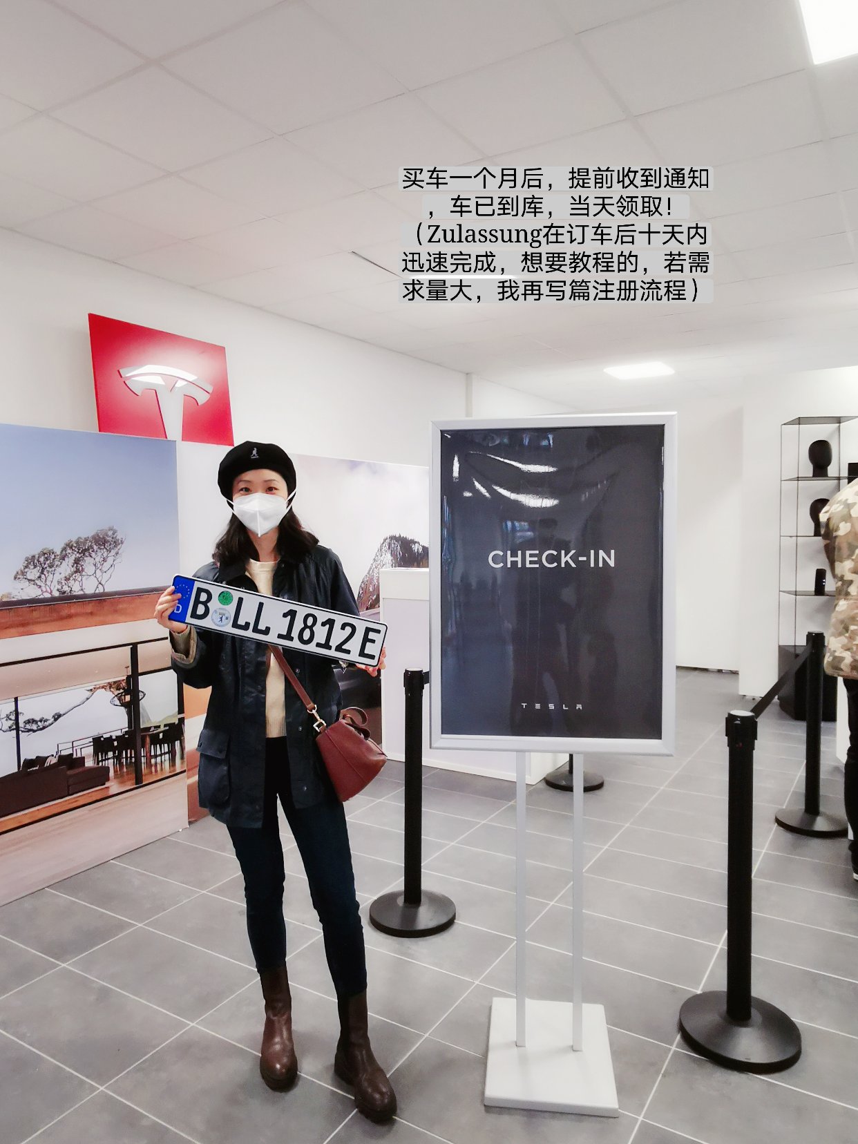 订车后不到一个月，提前领取Tesla Model 3