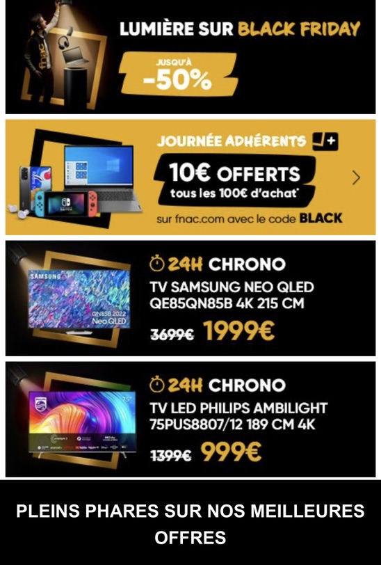 Fnac 黑五