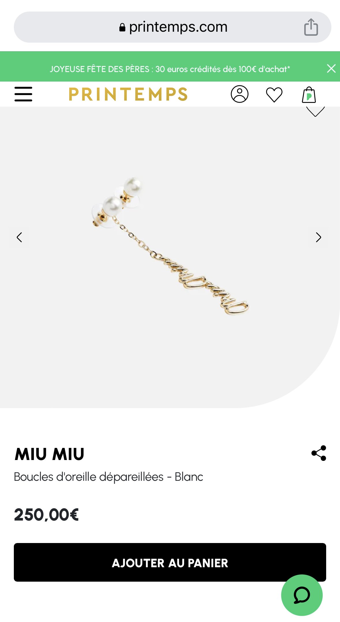 许愿Miumiu耳环🤞