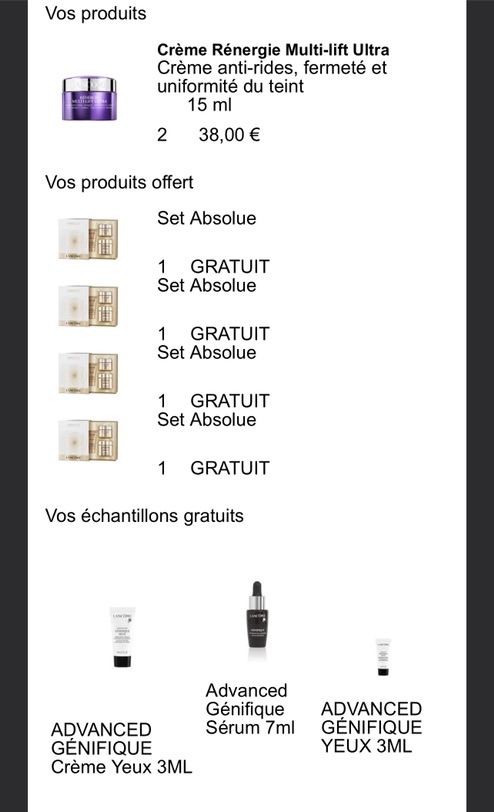 兰蔻Lancôme 官网bug+M家眼霜羊毛