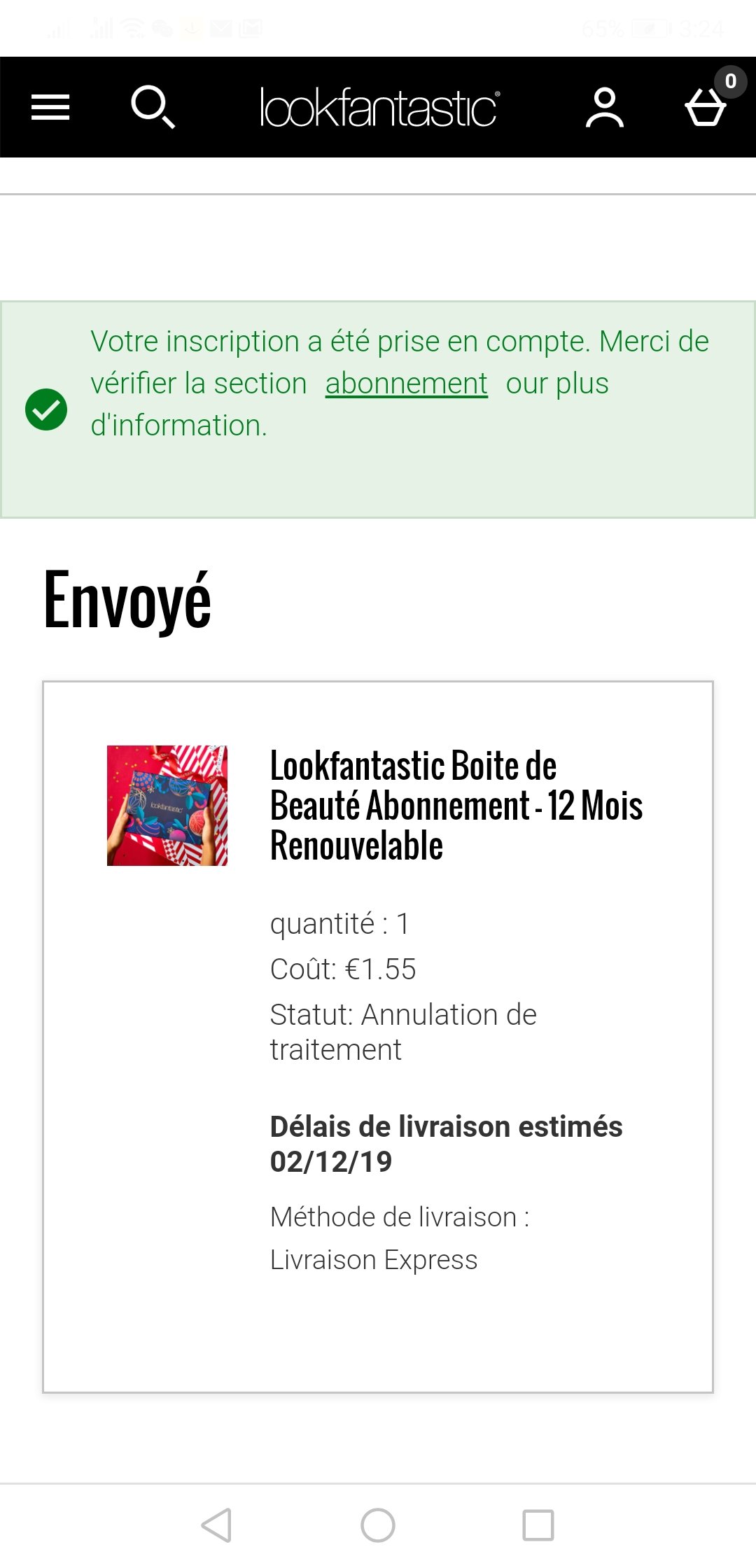 有小伙伴联系过lookfantastic的法国客服电话吗？