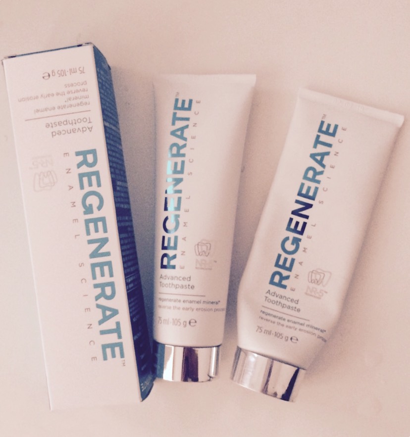 regenerate牙釉质牙膏，第二管开始！