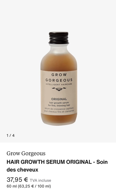 🇫🇷出全新grow gorgeous 生发精华60 ml