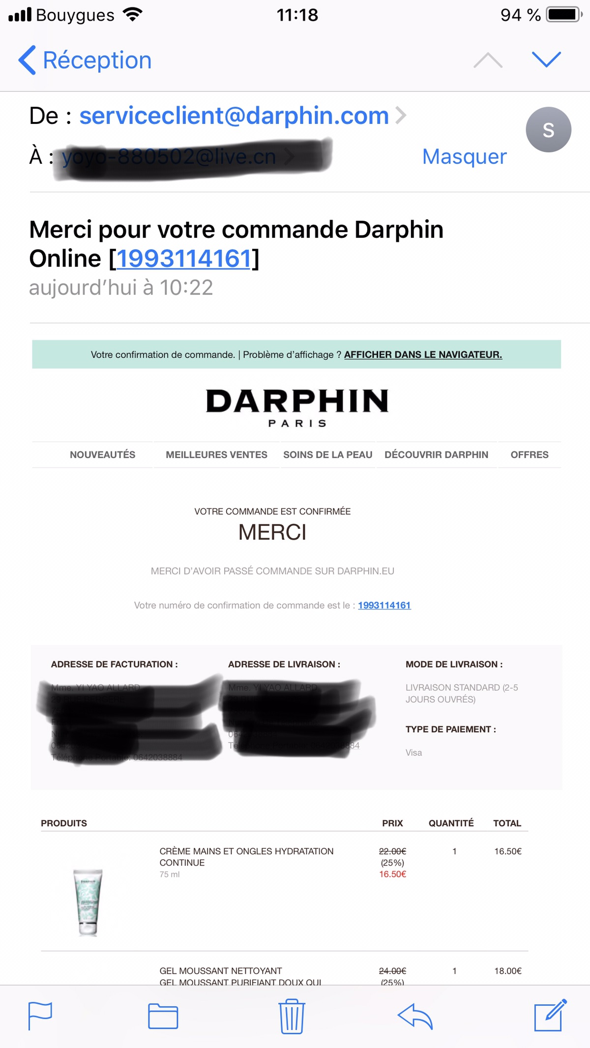Darphin跟风 — 70€产品推荐