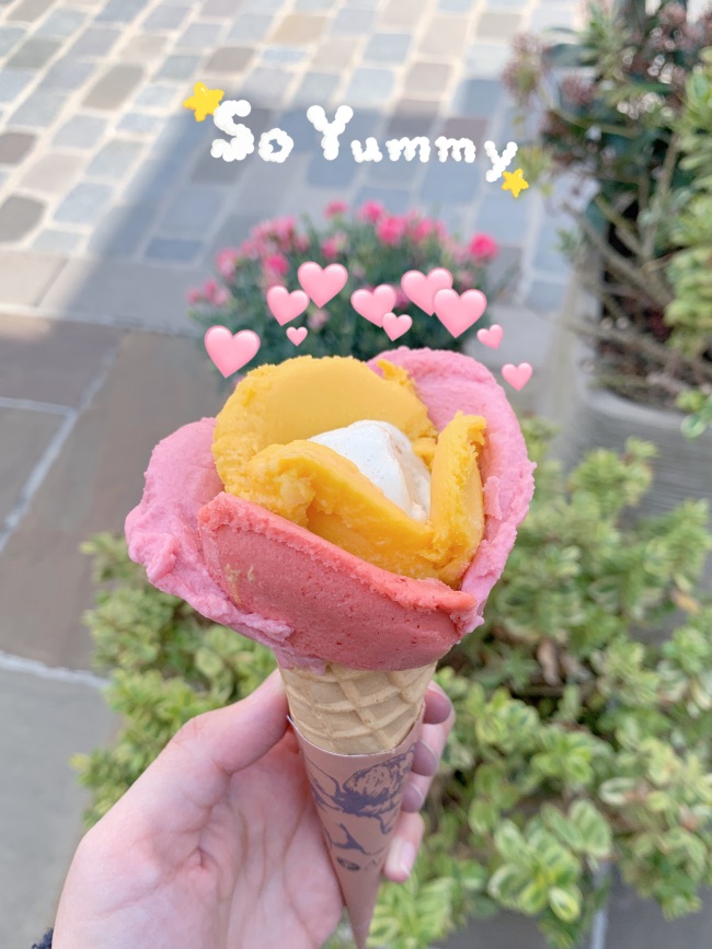 又到了逛街吃冰淇淋的季节~