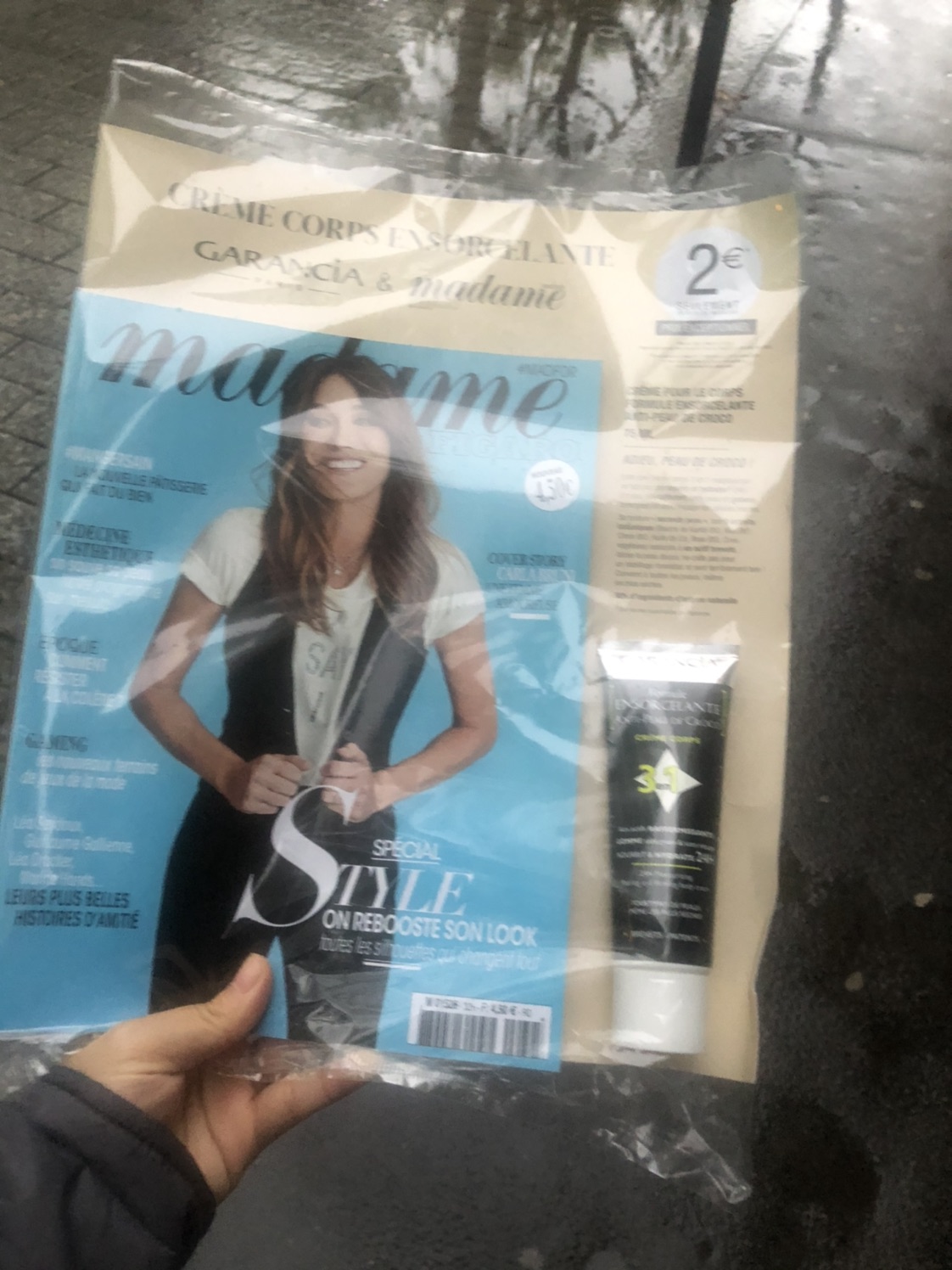 Madame送价值15€90的身体乳