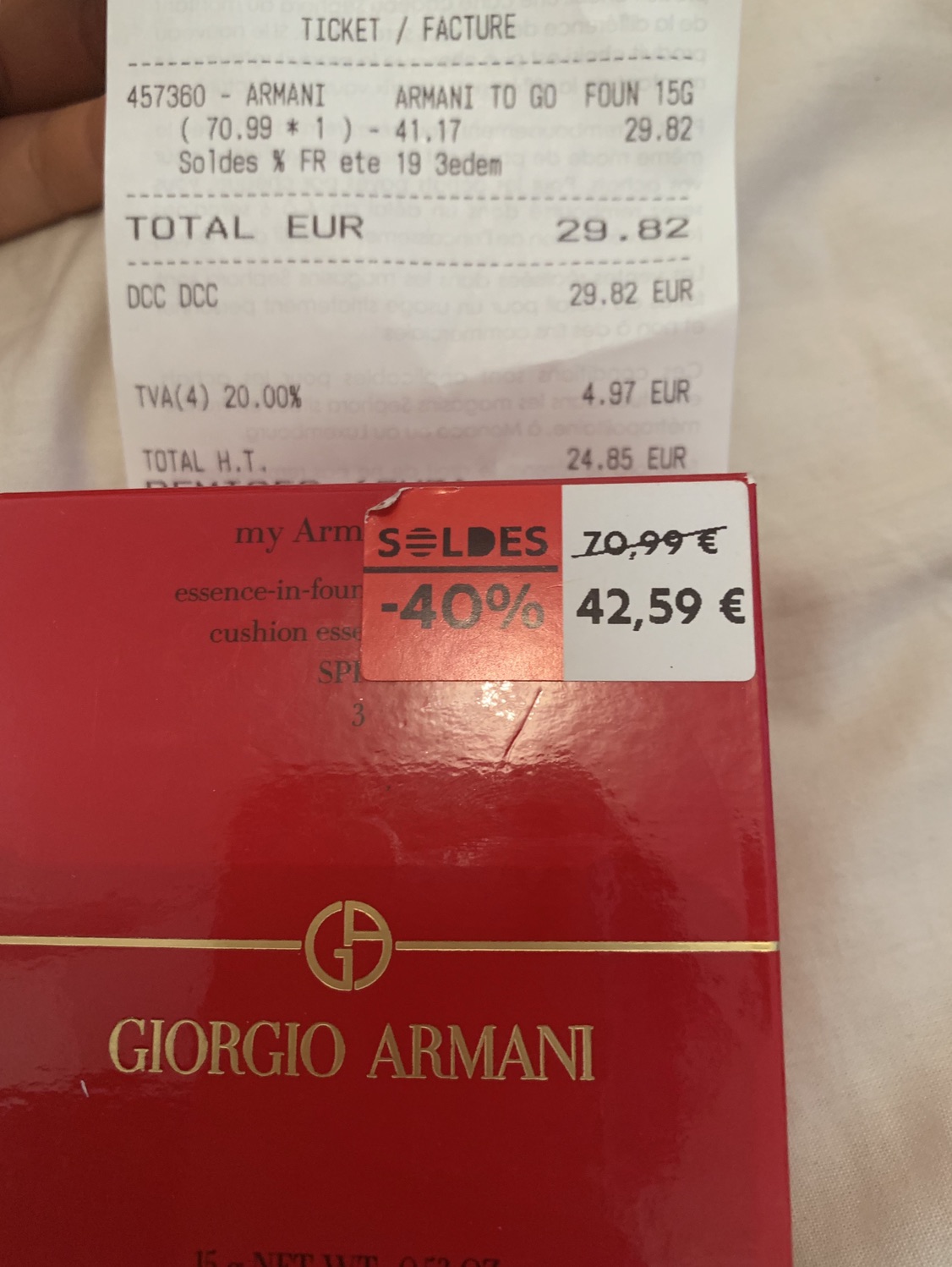 晒一下今天丝芙兰折上七折买到的红气垫