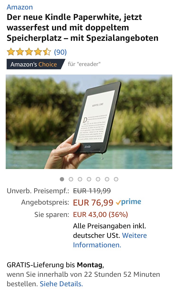 Kindle新款打折？又一个好好读书的好理由😂