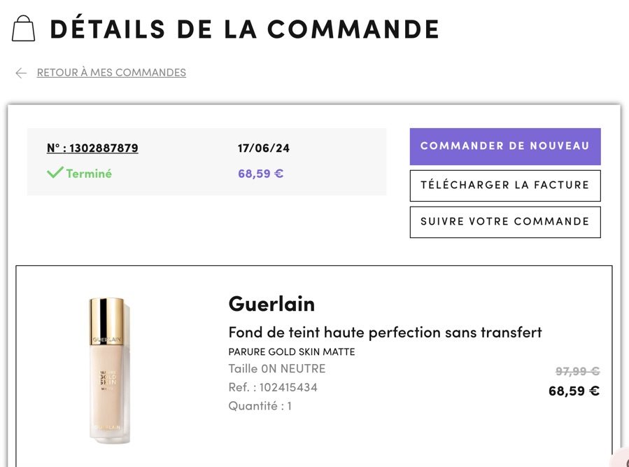 guerlain粉底液折扣更新,损失一块小面包