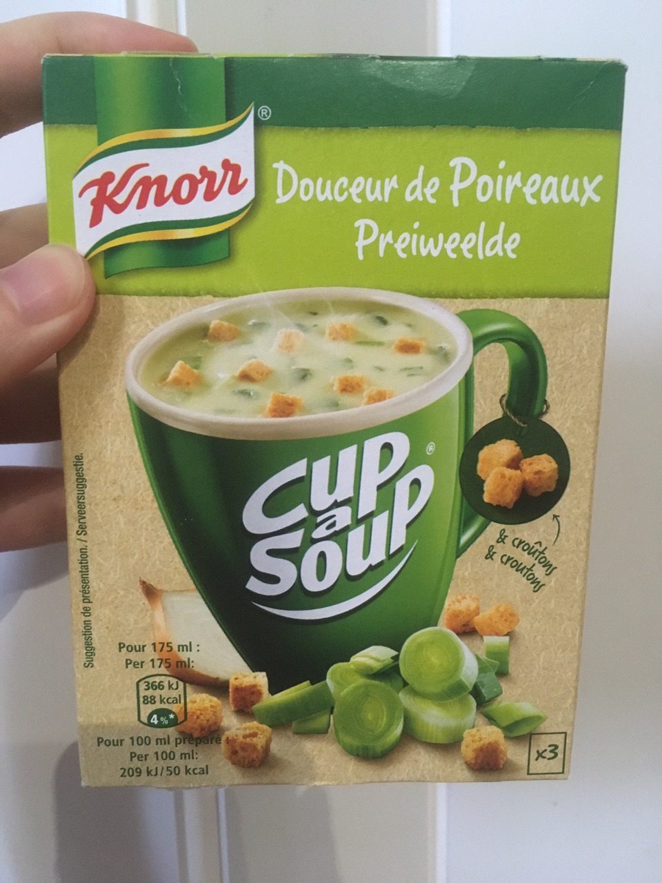 Knorr蔬菜汤粉包，poireau