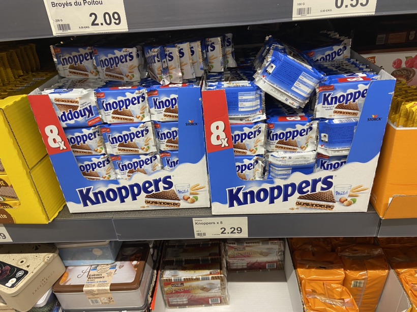 aldi knoppers 威化饼涨价了