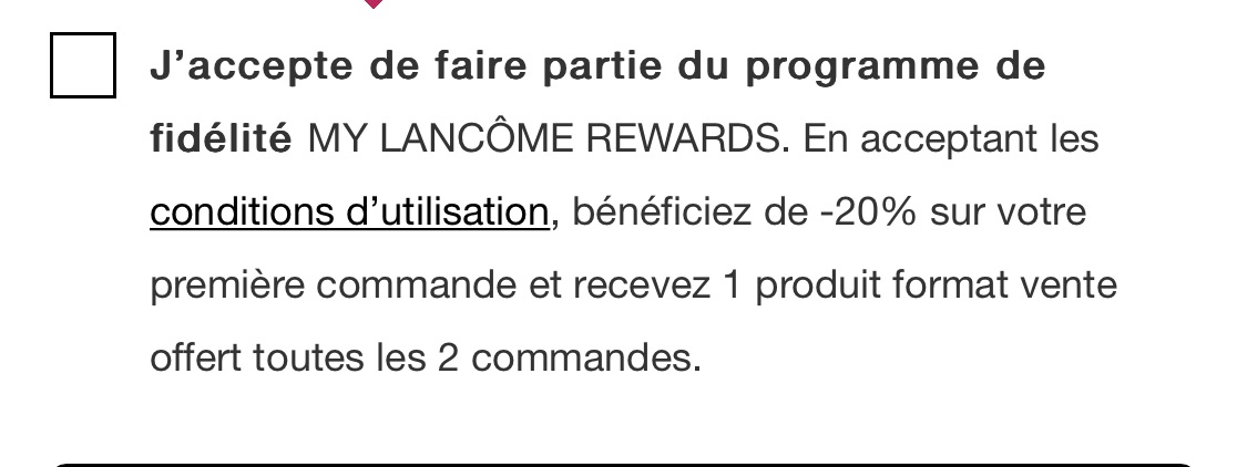 兰蔻会员积分奖励