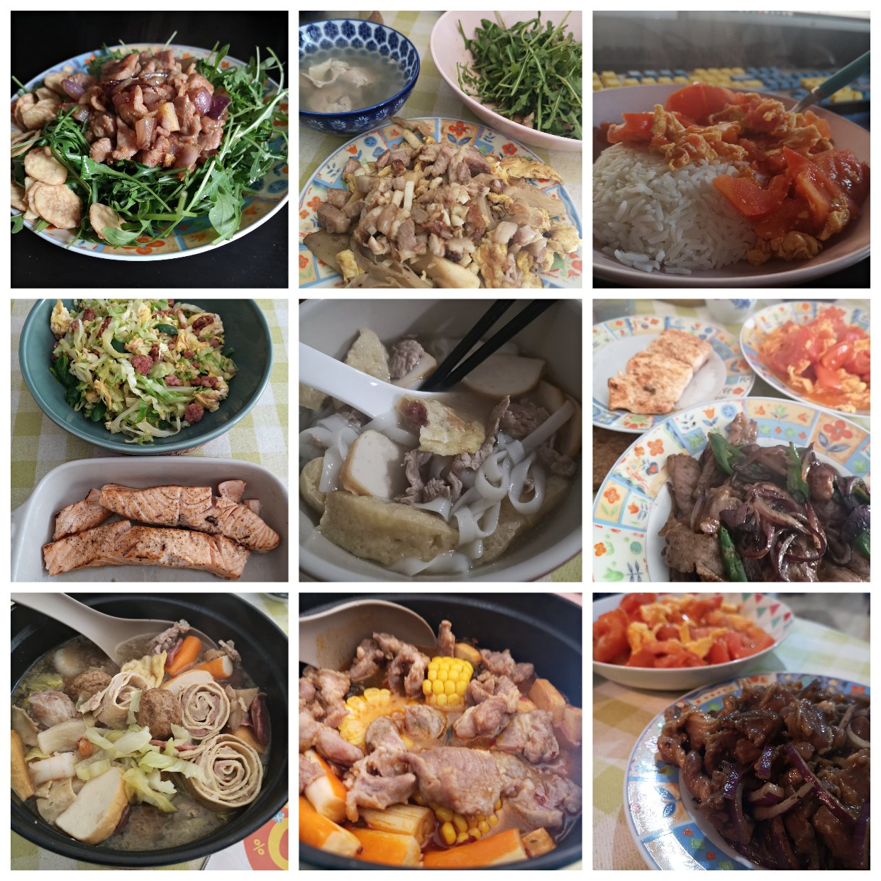 最近一个月的伙食🍜🍛🍲🍝🍱🥟