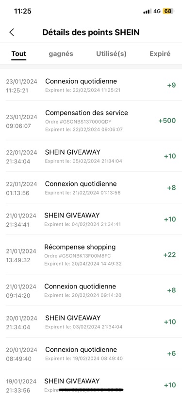 终于领到传说中的500分😜