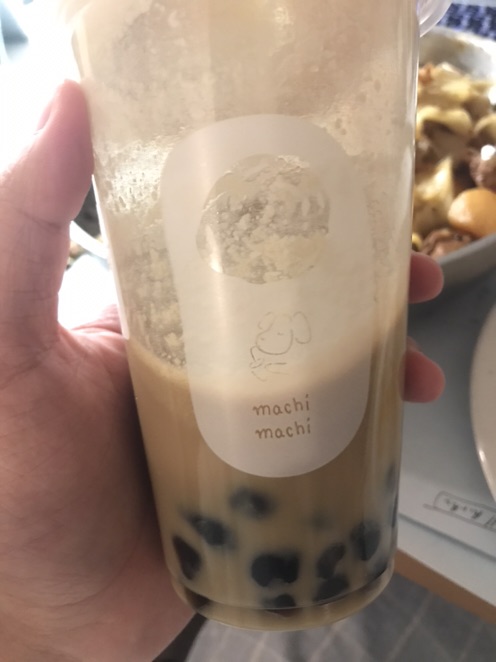 machimachi的算在巴黎不错的奶茶！喝起来！