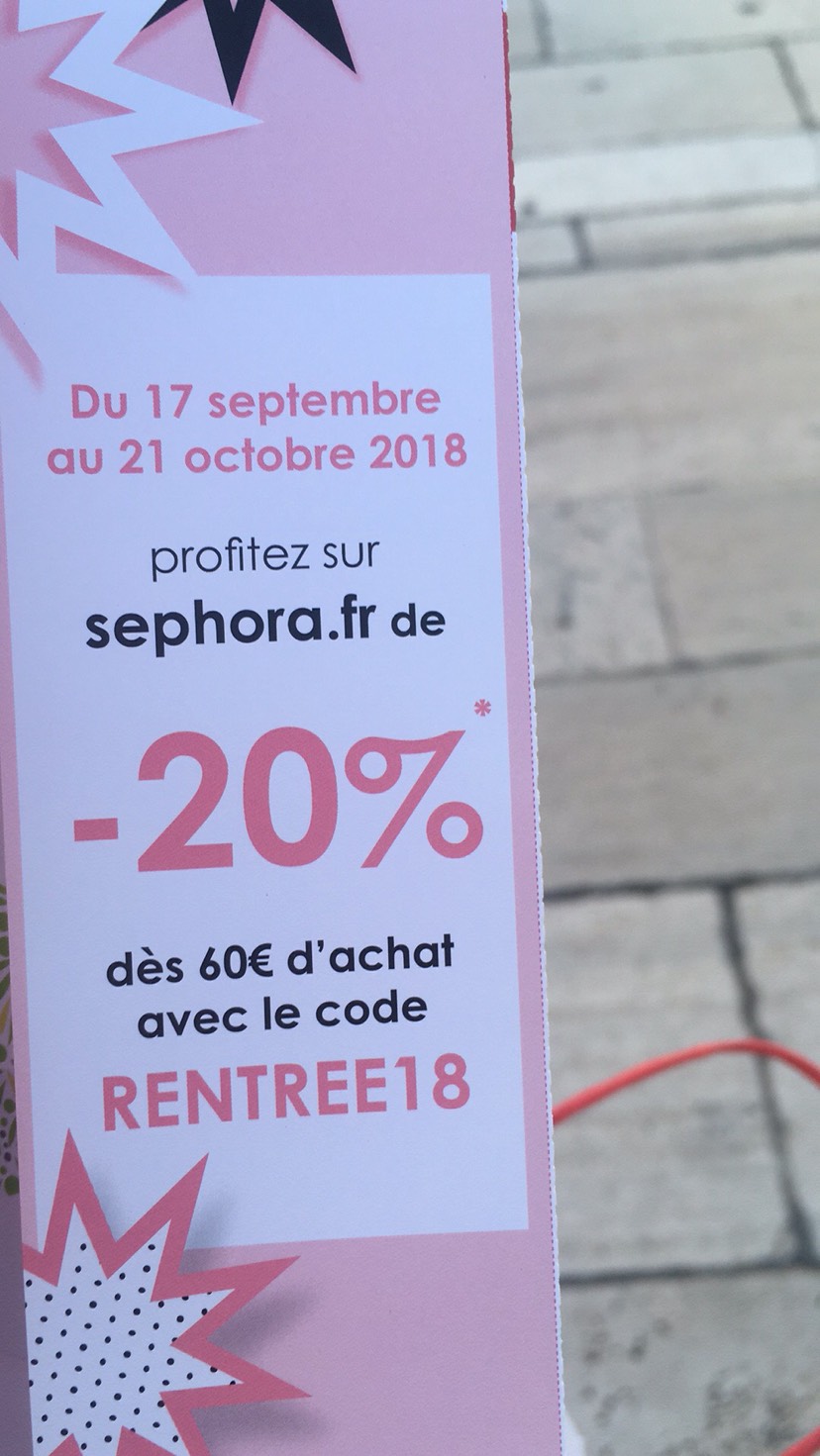 Sephora 八折码