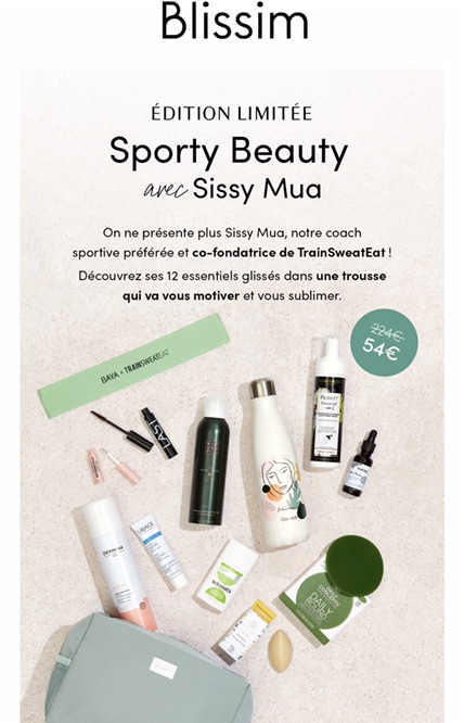 Blissim 出了联名健身盒子