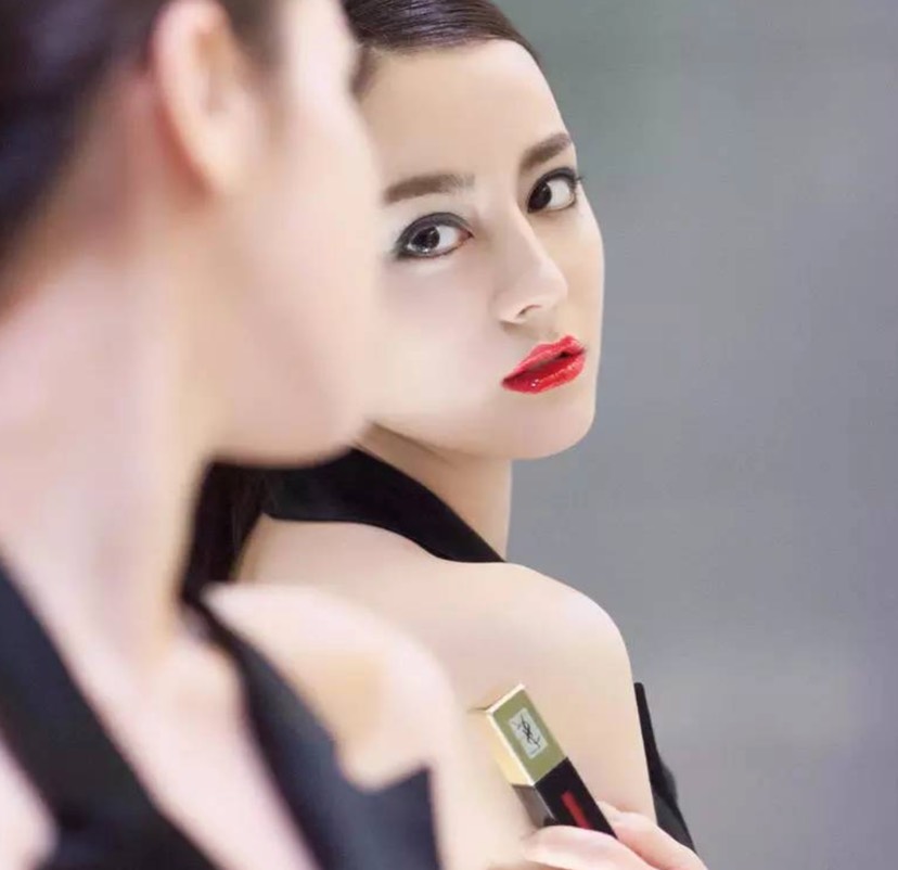 迪丽热巴色!YSL唇釉201