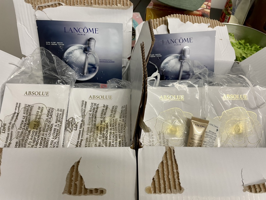 兰蔻羊毛到了，夜猫子感谢一分钱大大