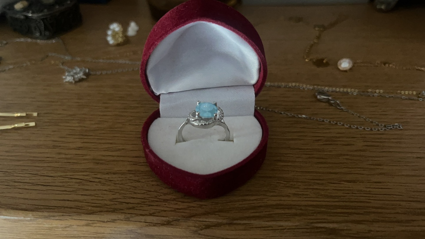 蓝晶石戒指💍