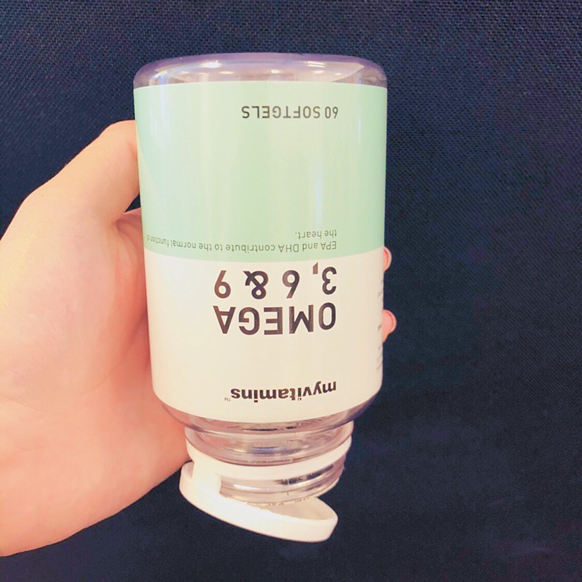 Myvitamins鱼油空瓶！