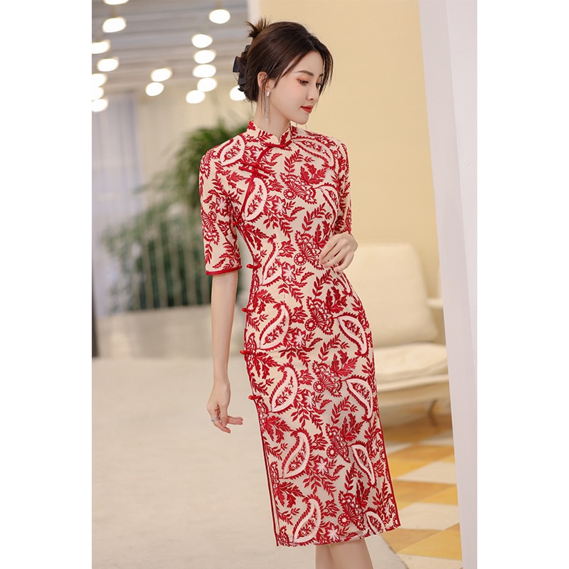 出一件99新旗袍/中式礼服