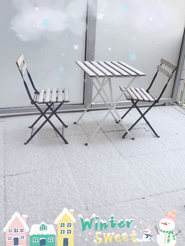 是今冬初雪呀~❄️⛄️