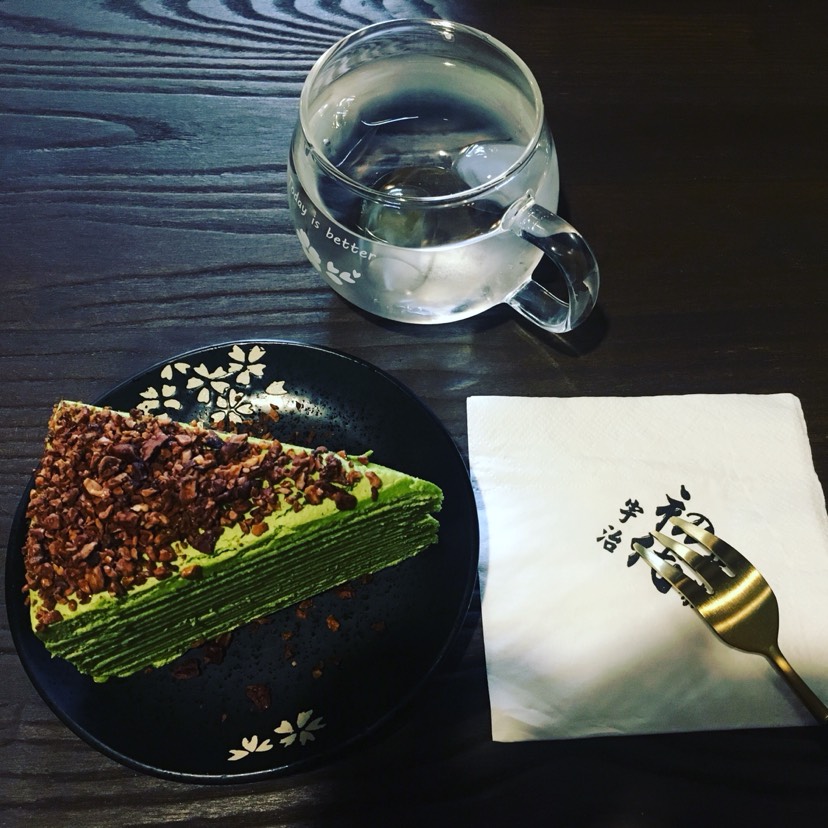 打卡新开的抹茶店