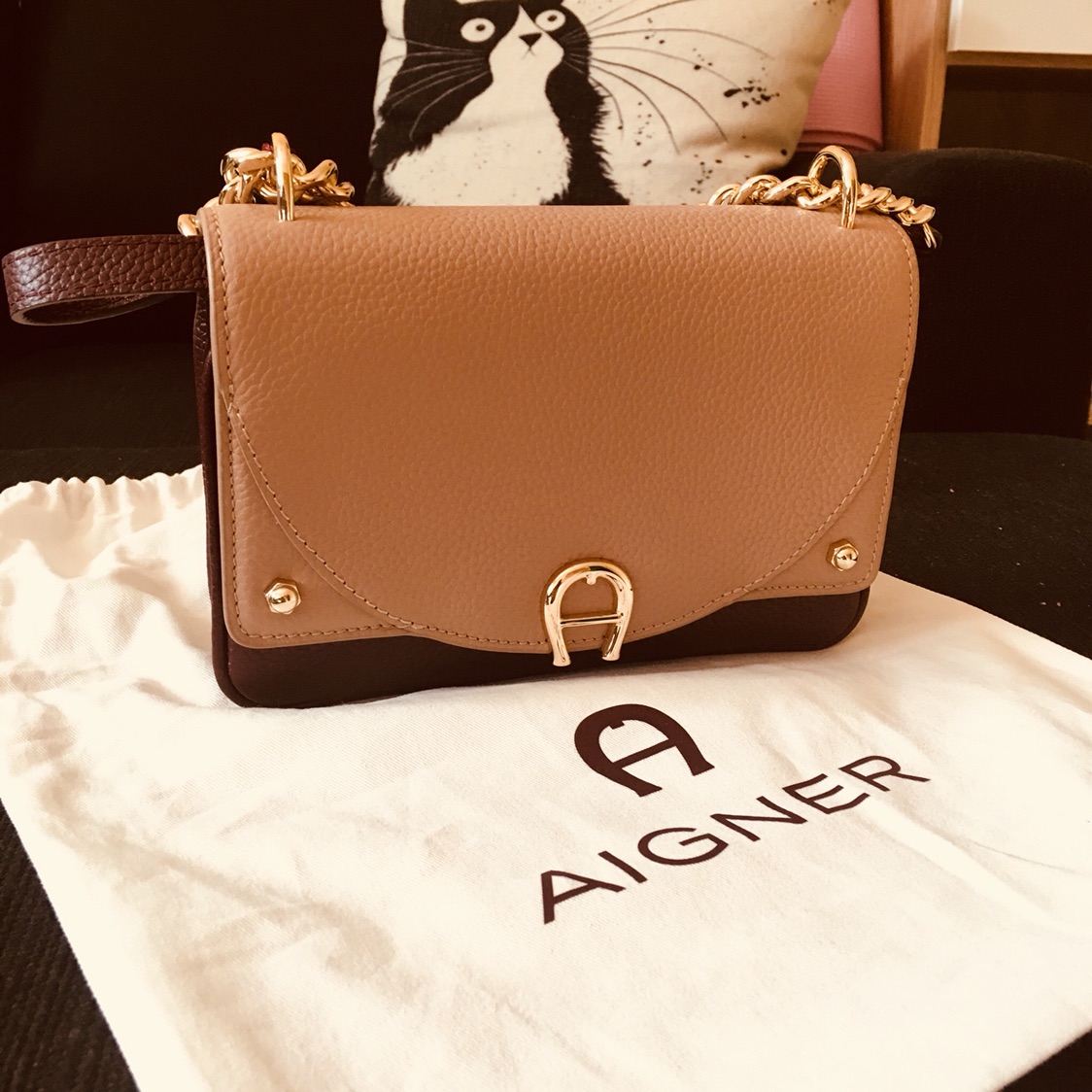 欧阳娜娜同款aigner包包279欧
