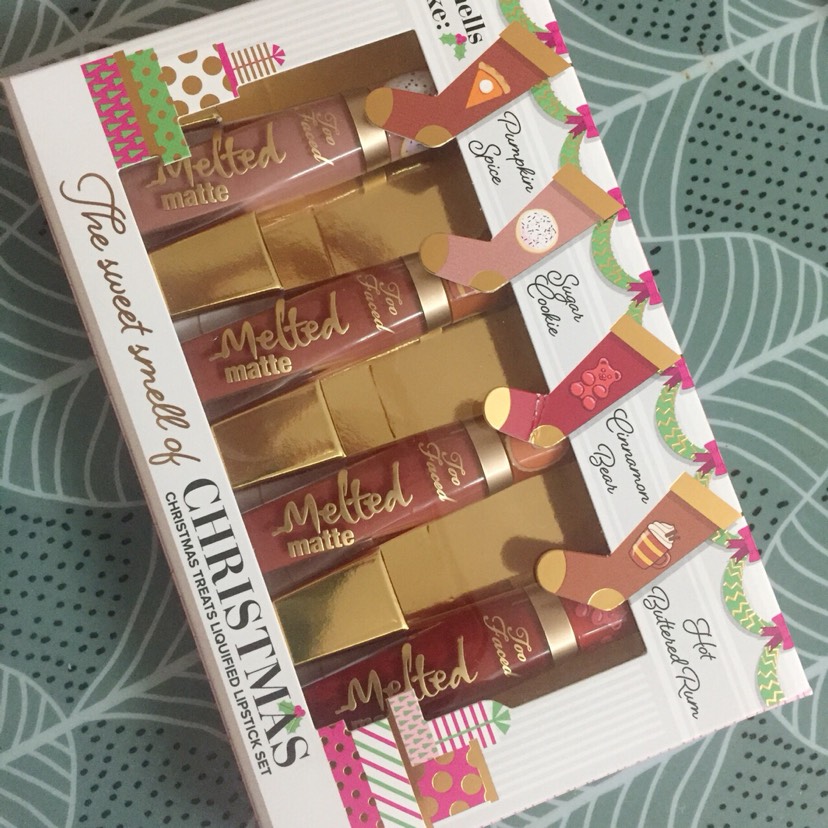 Too faced 圣诞唇膏套装🎄