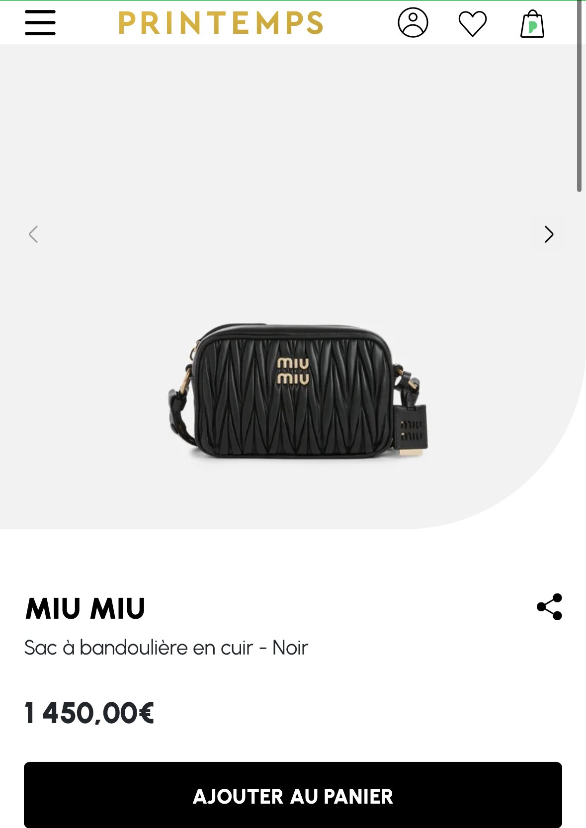 许愿MIUMIU包包