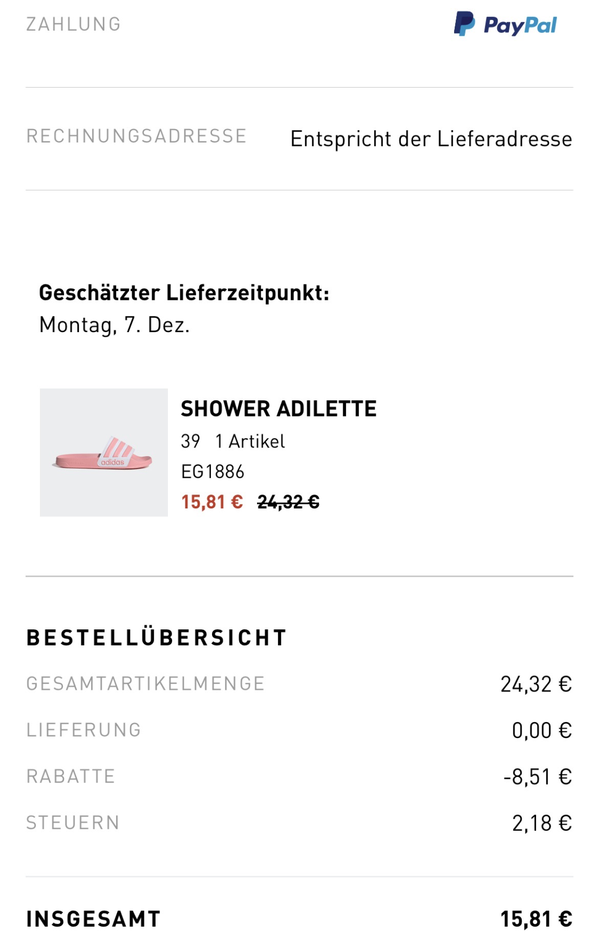 Adidas日常六五折