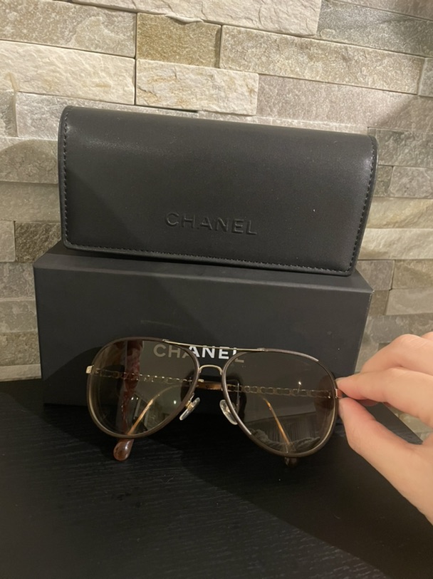 Chanel墨镜飞行员九成新