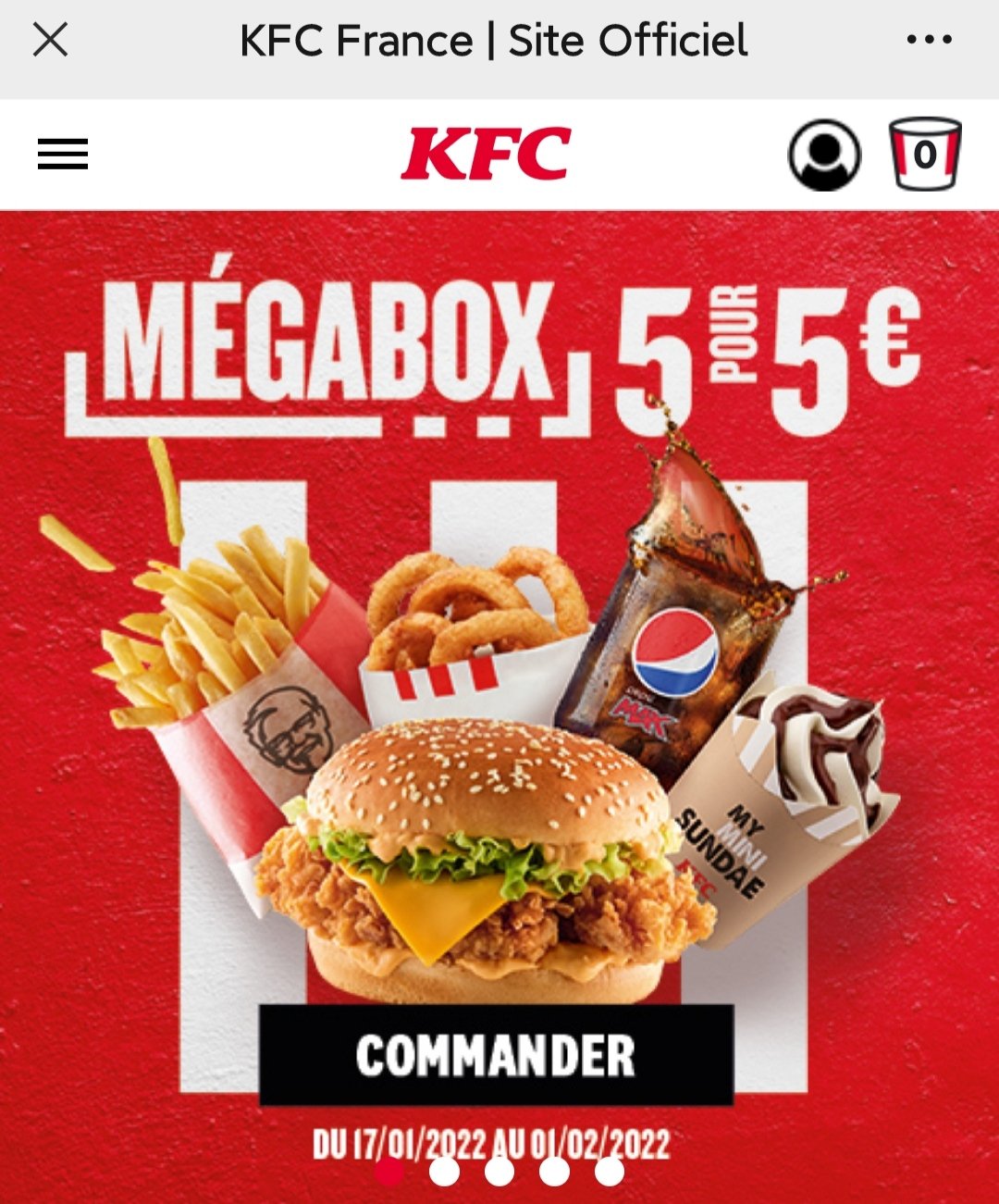 KFC Méga Box 新春回归