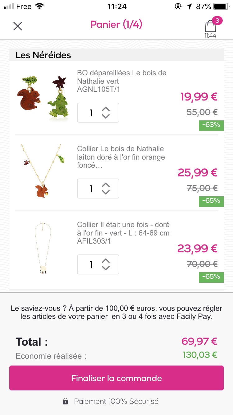 Les Néréides VP求拼单哇 巴黎