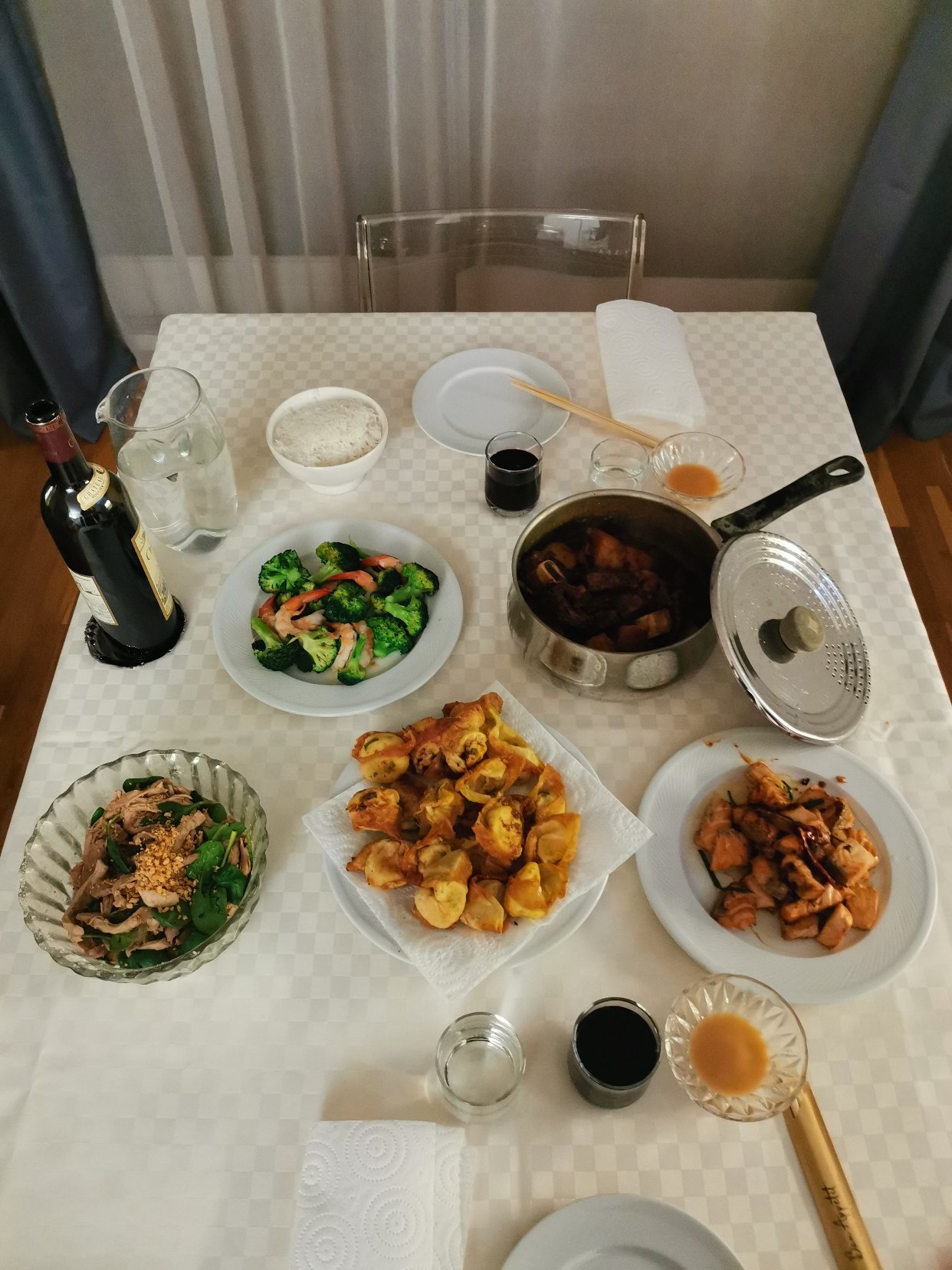自己倒腾的一桌年夜饭！