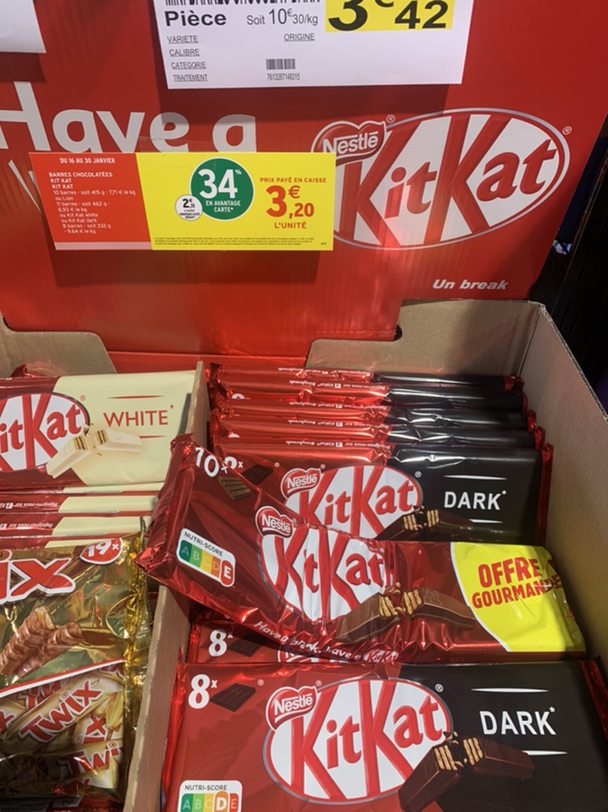 2.11€kit Kat黑巧克力🍫！