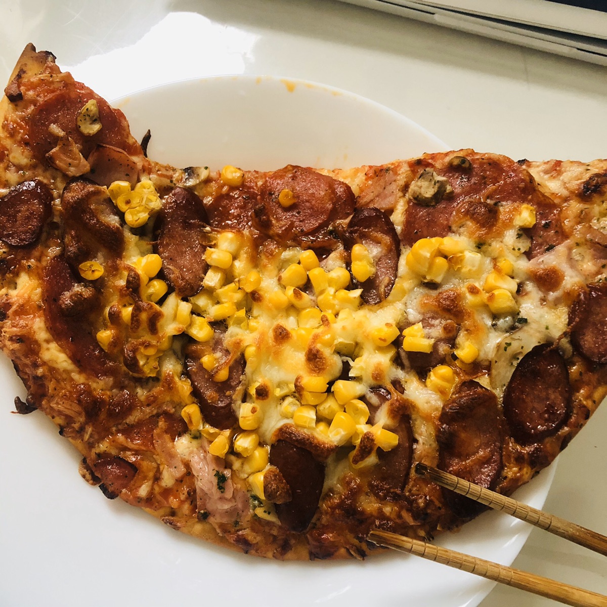 昨日加料pizza
