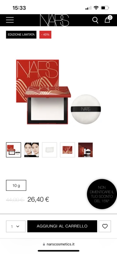 nars 打折啦