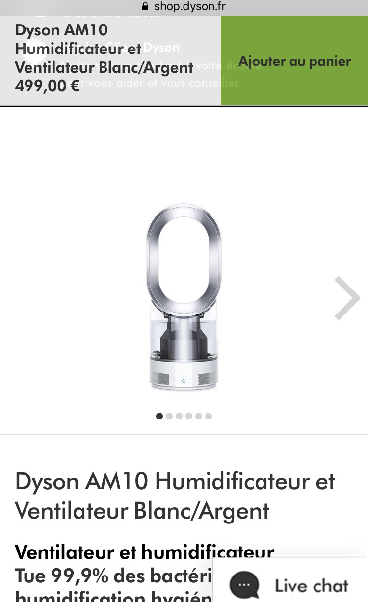 出dyson 加湿+冷风 二合一