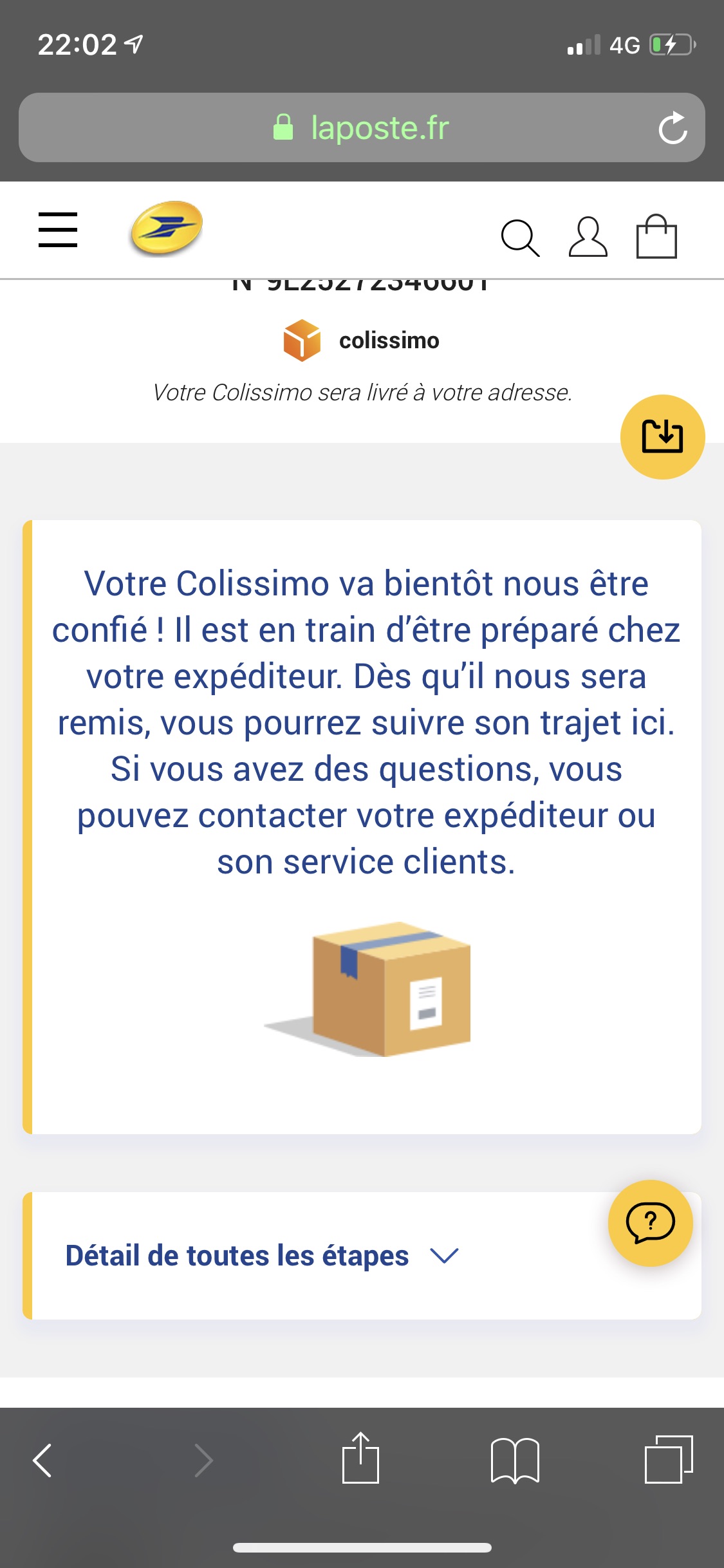 Lookfantastic发货四天了,但追踪不到包裹信息