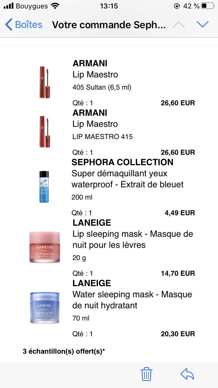 Sephora #晒晒我的黑五